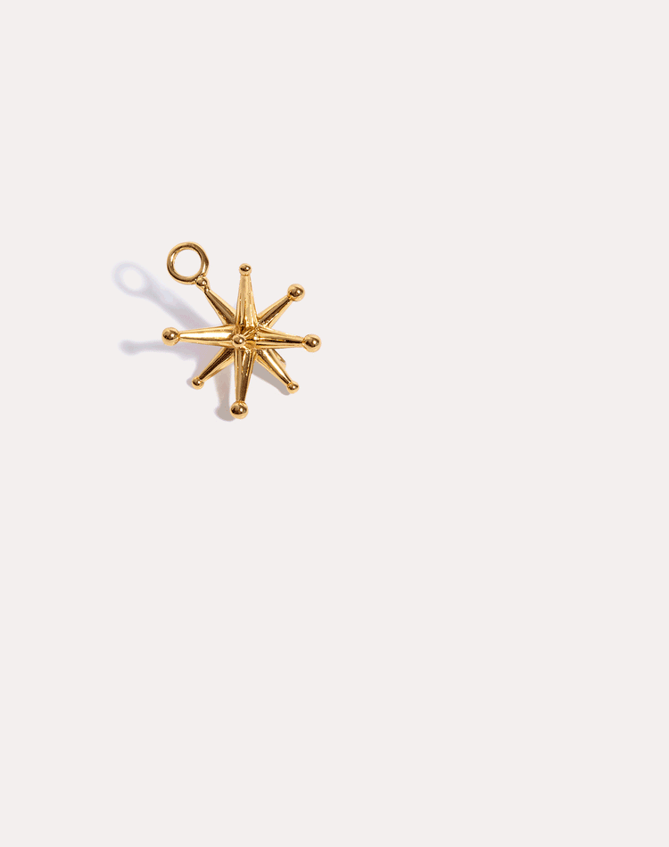 Jumping Jack Stacking Earring Charm in Gold